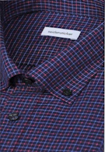 Regular Flannel shirt Check in Dunkelblau |  Seidensticker Onlineshop