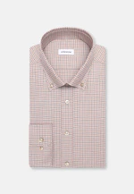 Regular Flanellhemd Karo in Beige |  Seidensticker Onlineshop