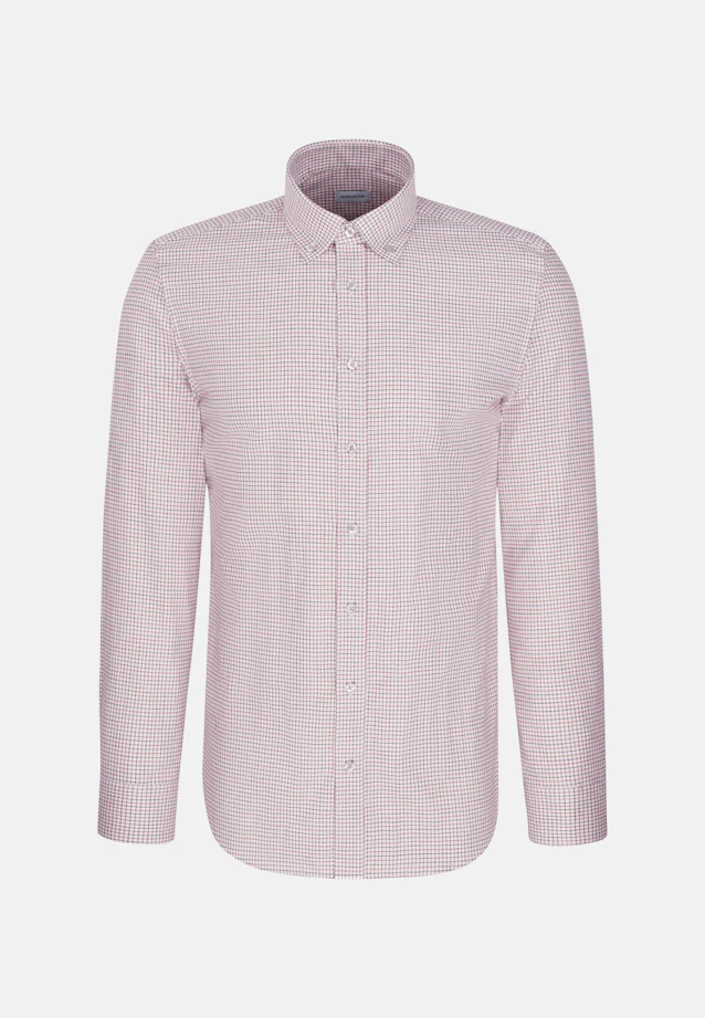 Regular Flanellhemd Karo in Rot |  Seidensticker Onlineshop