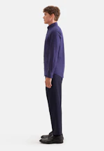 Slim Flannel shirt Check in Dunkelblau |  Seidensticker Onlineshop