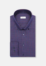 Slim Flannel shirt Check in Dunkelblau |  Seidensticker Onlineshop