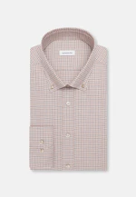 Slim Flanellhemd Karo in Beige |  Seidensticker Onlineshop