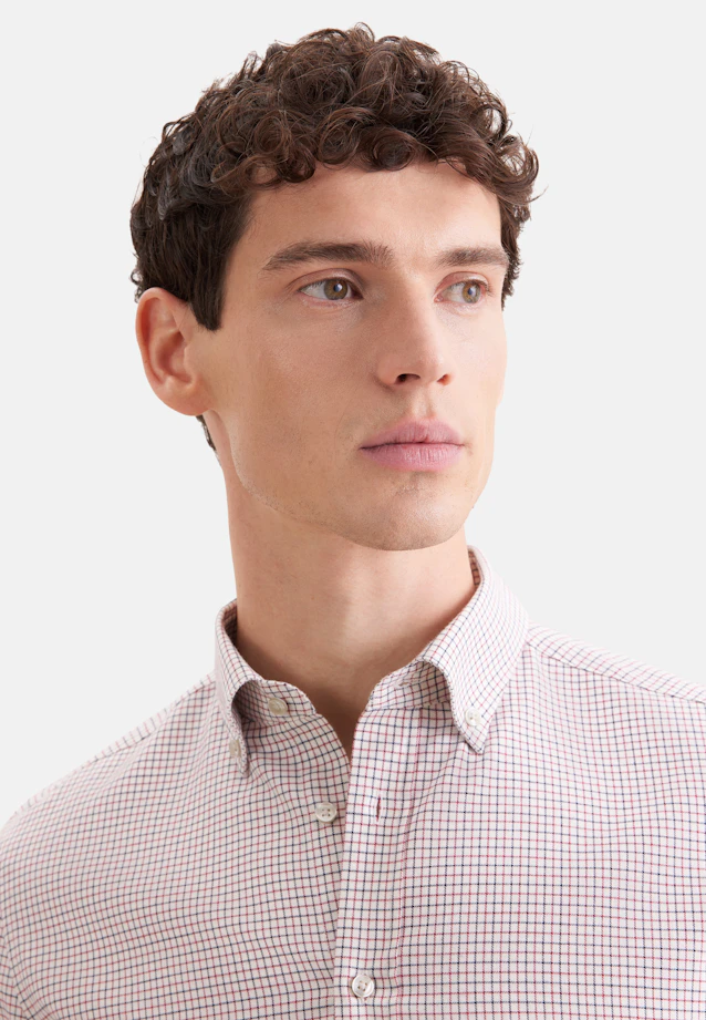 Slim Flanellhemd Karo in Rot |  Seidensticker Onlineshop