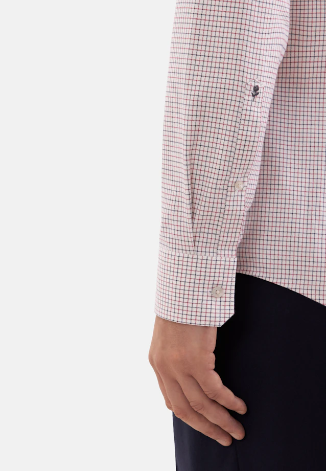 Slim Flanellhemd Karo in Rot |  Seidensticker Onlineshop
