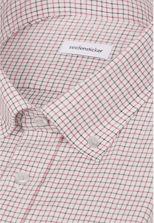 Slim Flanellhemd Karo in Rot |  Seidensticker Onlineshop