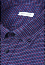Shaped Flanellhemd Karo in Dunkelblau |  Seidensticker Onlineshop