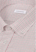 Shaped Flanellhemd Karo in Rot |  Seidensticker Onlineshop