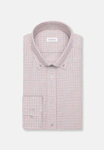 Shaped Flanellhemd Karo in Rot |  Seidensticker Onlineshop