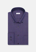 Comfort Flannel shirt Check in Dunkelblau |  Seidensticker Onlineshop