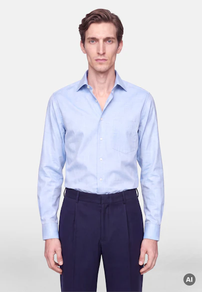 Regular Flanellhemd Uni in Mittelblau |  Seidensticker Onlineshop