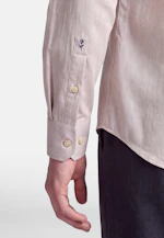 Regular Flanellhemd Uni in Beige |  Seidensticker Onlineshop