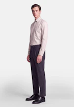 Regular Flanellhemd Uni in Beige |  Seidensticker Onlineshop