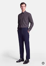 Regular Flanellhemd Uni in Grau |  Seidensticker Onlineshop