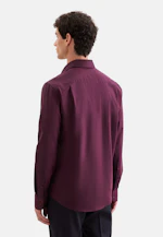 Regular Flanellhemd Uni in Rot |  Seidensticker Onlineshop