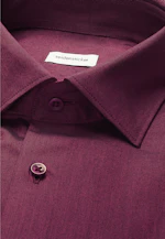 Regular Flanellhemd Uni in Rot |  Seidensticker Onlineshop