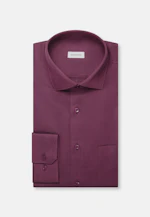 Regular Flanellhemd Uni in Rot |  Seidensticker Onlineshop