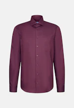 Regular Flanellhemd Uni in Rot |  Seidensticker Onlineshop
