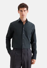 Regular Flanellhemd Uni in Grün |  Seidensticker Onlineshop