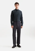 Regular Flanellhemd Uni in Grün |  Seidensticker Onlineshop