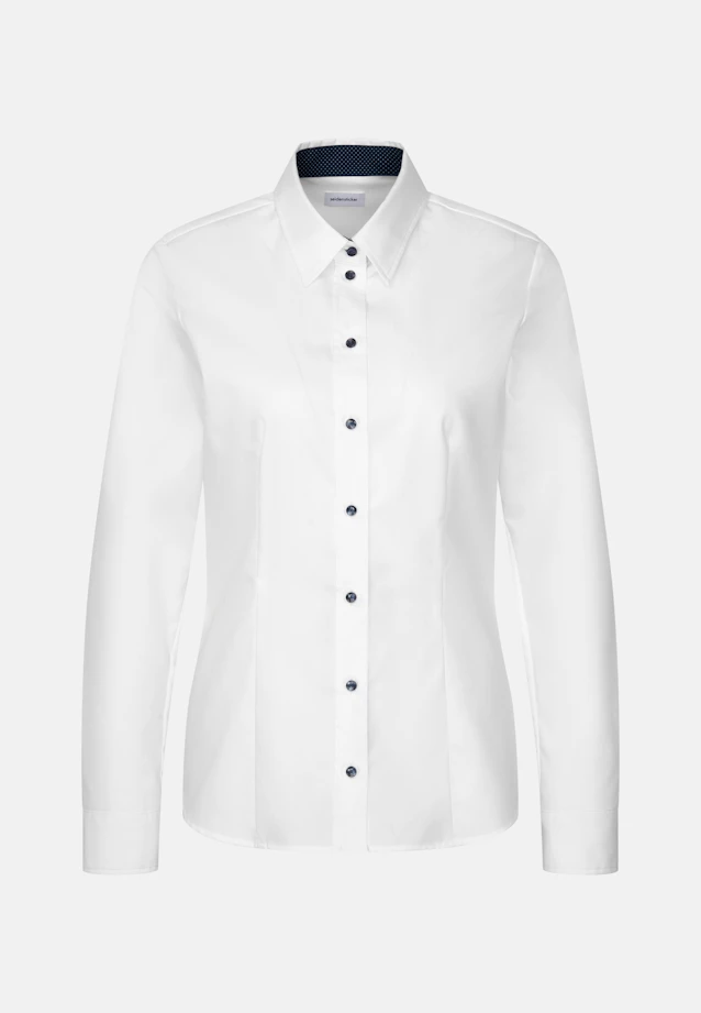 Hemdbluse slim fit in Blanc |  Seidensticker Onlineshop