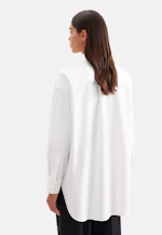 Chemisier oversize avec col à rabat in Blanc |  Seidensticker Onlineshop