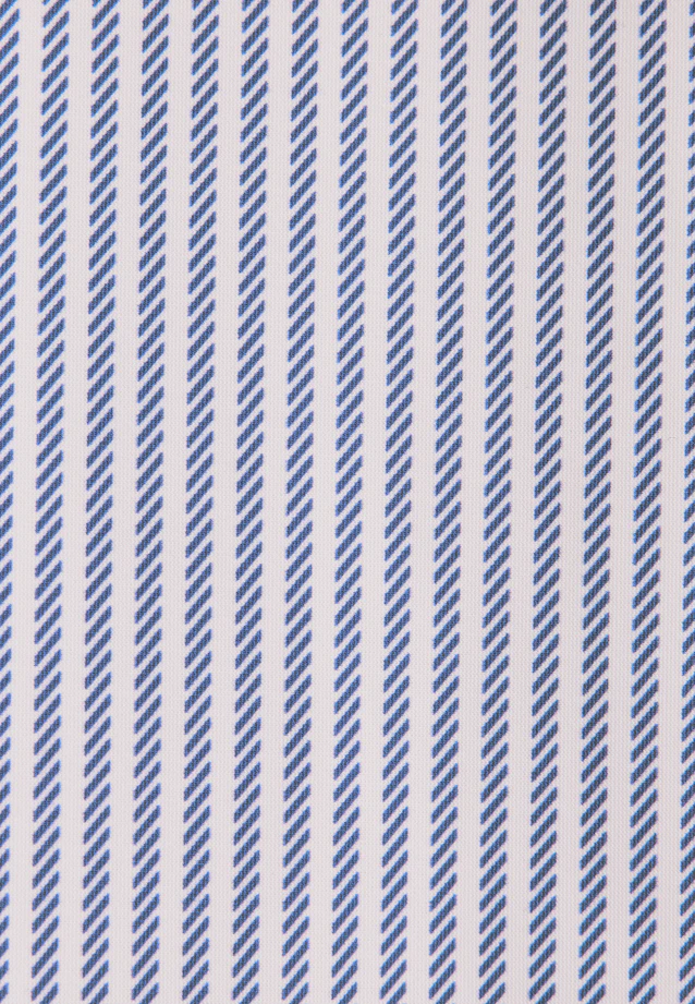 Comfort Performance-Hemd Druck in Mittelblau |  Seidensticker Onlineshop