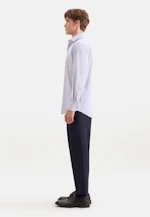 Comfort Performance-Hemd Druck in Mittelblau |  Seidensticker Onlineshop
