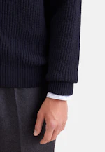 Regular Cardigan Uni in Dunkelblau |  Seidensticker Onlineshop
