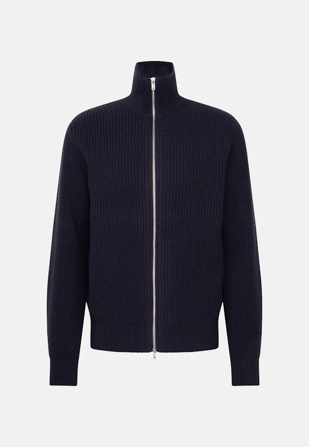 Regular Cardigan Uni in Dunkelblau |  Seidensticker Onlineshop