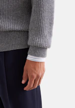 Regular Cardigan Uni in Grau |  Seidensticker Onlineshop
