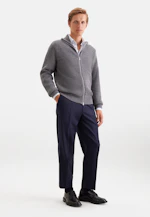 Regular Cardigan Uni in Grau |  Seidensticker Onlineshop