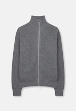Regular Cardigan Uni in Grau |  Seidensticker Onlineshop