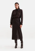 Lace pencil skirt in Braun |  Seidensticker Onlineshop