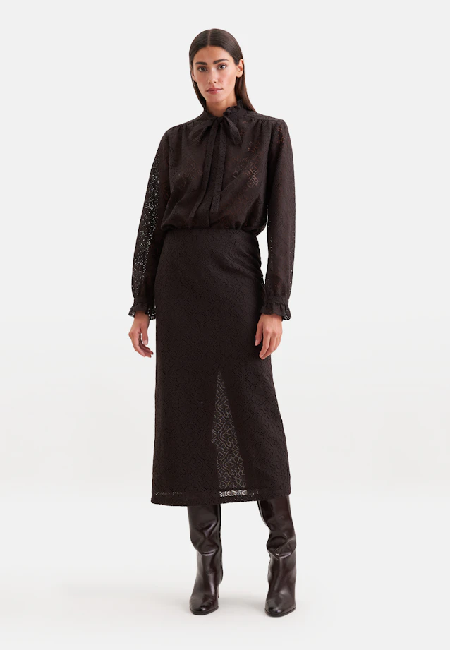 Lace pencil skirt in Braun |  Seidensticker Onlineshop