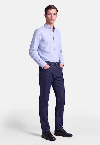 Regular 5-Pocket Denim Denim in Dunkelblau |  Seidensticker Onlineshop