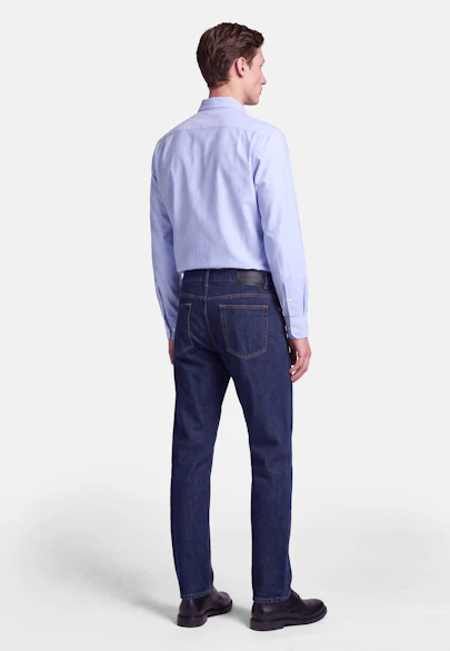 Regular 5-Pocket Denim Denim in Dunkelblau |  Seidensticker Onlineshop