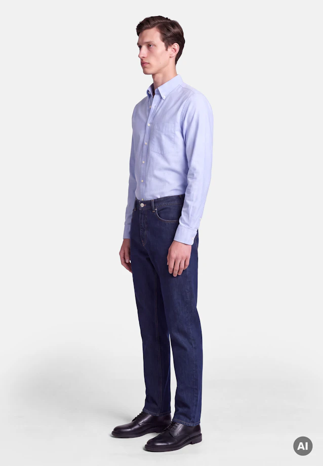 Regular 5-Pocket Denim Denim in Dunkelblau |  Seidensticker Onlineshop