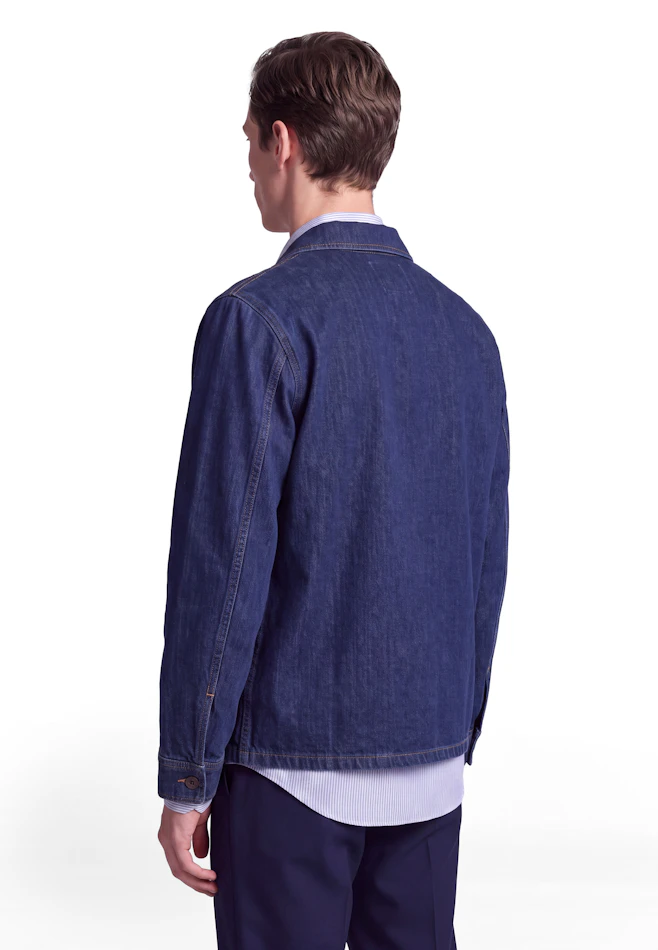 Regular Jacke Denim in Dunkelblau | Seidensticker Onlineshop