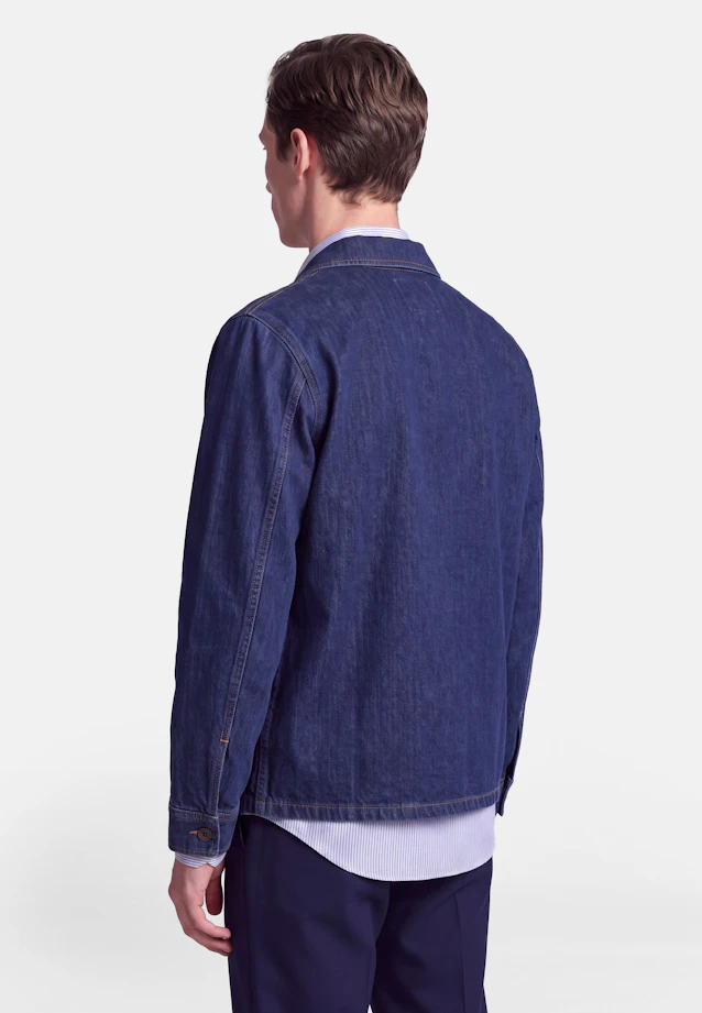 Regular Jacke Denim in Dunkelblau |  Seidensticker Onlineshop