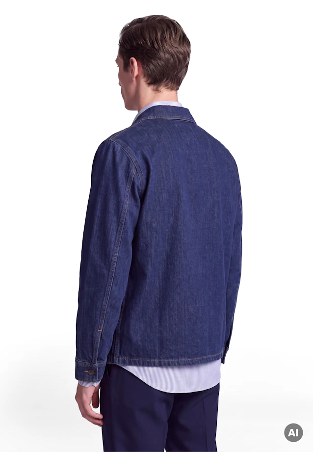 Regular Jacke Denim in Dunkelblau |  Seidensticker Onlineshop
