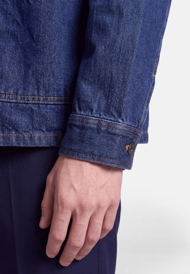 Regular Jacke Denim in Dunkelblau |  Seidensticker Onlineshop