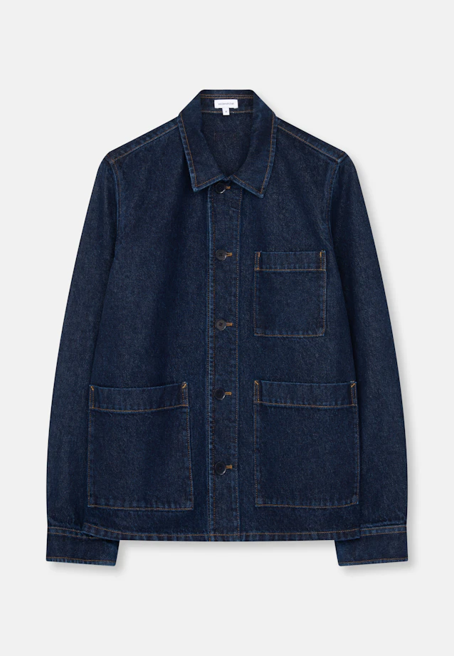 Regular Jacke Denim in Dunkelblau |  Seidensticker Onlineshop