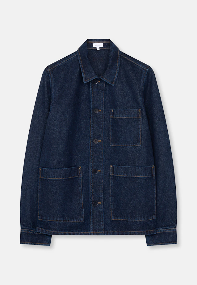 Regular Jacket in Dunkelblau |  Seidensticker Onlineshop