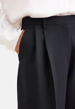 Pleated trousers in Schwarz |  Seidensticker Onlineshop