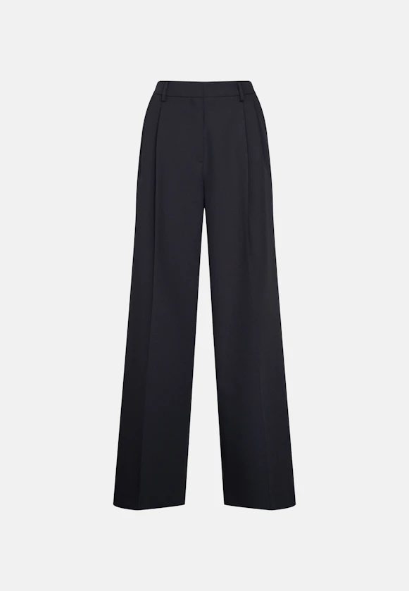 Pleated trousers in Schwarz |  Seidensticker Onlineshop