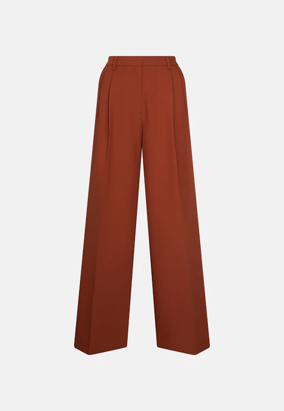 Pleated trousers in Braun |  Seidensticker Onlineshop