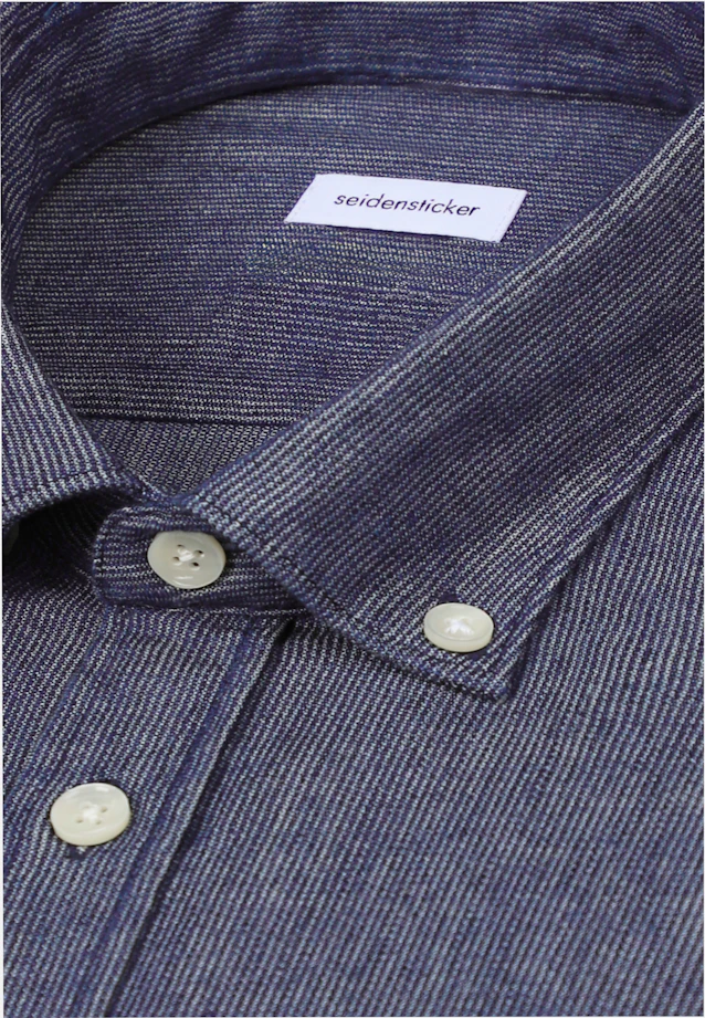 Regular Casual shirt Stripes in Dunkelblau |  Seidensticker Onlineshop