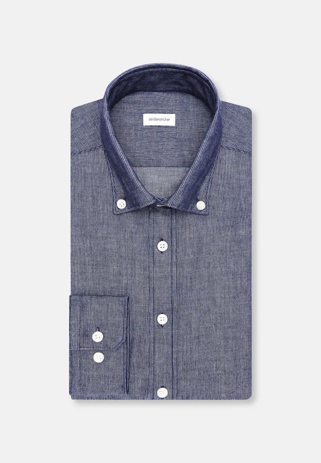 Regular Casual shirt Stripes in Dunkelblau |  Seidensticker Onlineshop