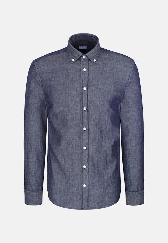 Regular Casual shirt Stripes in Dunkelblau |  Seidensticker Onlineshop