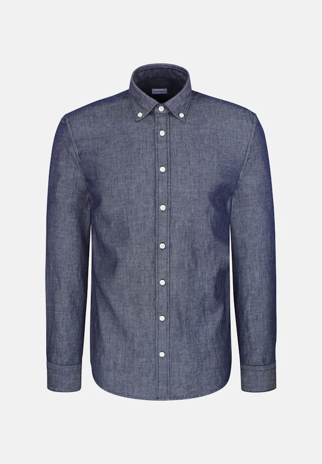 Regular Casual shirt Stripes in Dunkelblau | Seidensticker online shop